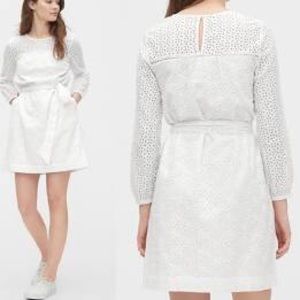 Eyelet Gap dress